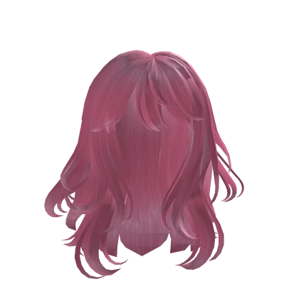 Loose Soft Straight Cute Girl Hair (Pink)