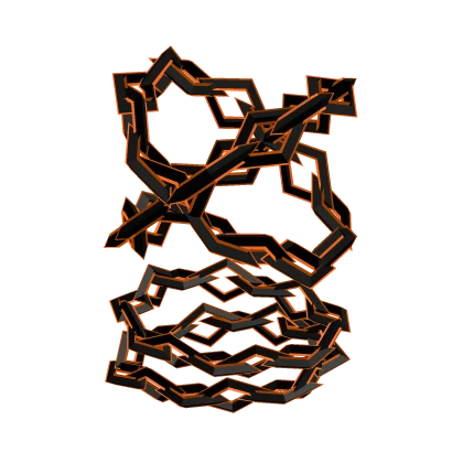 Dark Orange Chain Wraps