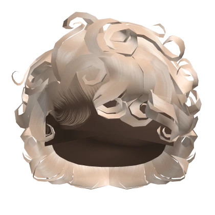 ☆ | Platinum Curly Bixie Cut