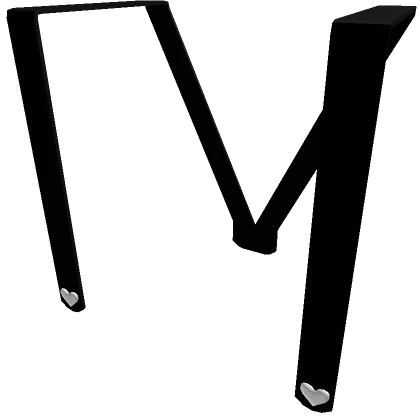 Heart Suspenders- Black 1.0