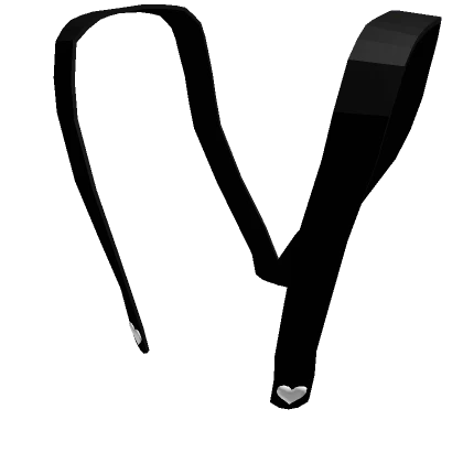 Heart Suspenders - Black 2.0