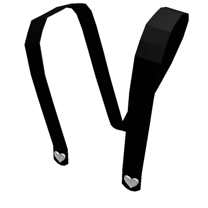 Heart Suspenders - Black 3.0