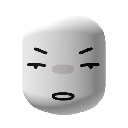 Annoyed Unimpressed Tired Goober Face [White]