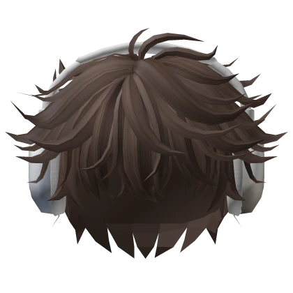 🍀Messy Boy Hair w Headphones(Brown)
