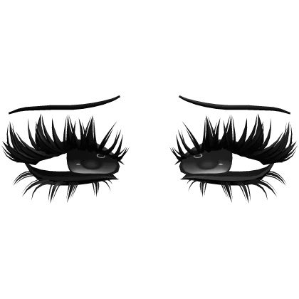 ♡ emo lashes