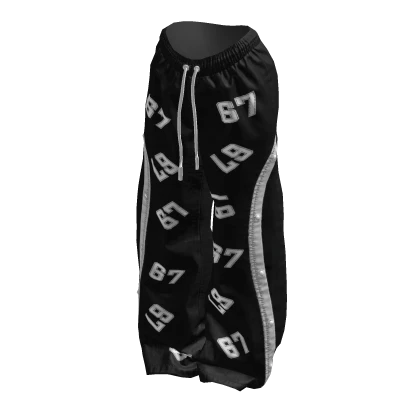 67 Sporty Track Pants Black BB