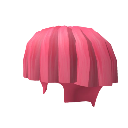 Pink K -Bowl Cut  Hair