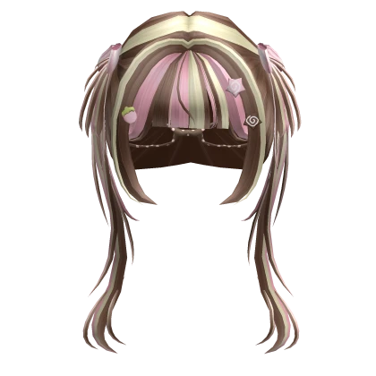 ♡ Igari Neapolitan Cutesy Pigtails w/ Accessories