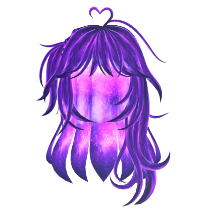 Glowing Galaxy Anime Long Hair