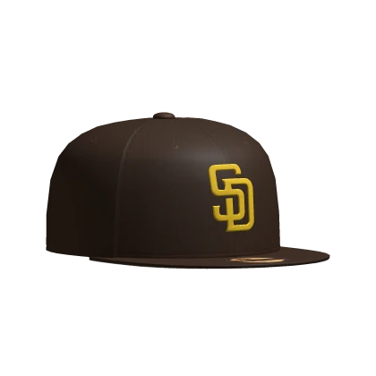 Brown San Diego Fitted Cap
