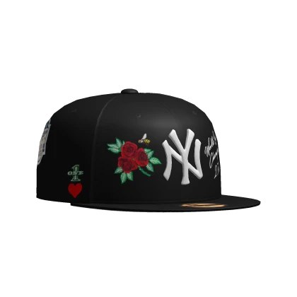 Black NYC Fitted Cap Serie