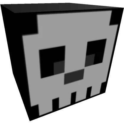 Pixel Skull Head