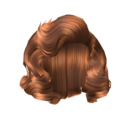 Voluminous 80's Curls in Ginger