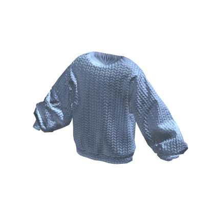 Blue Oversized Sweater