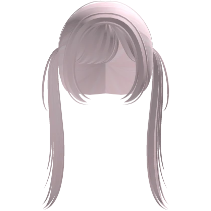 ꒰♡꒱ long delicate pigtails in pink