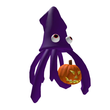 Spooky Purple Squid