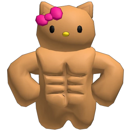 Hello Kitty but Buff and Tanned