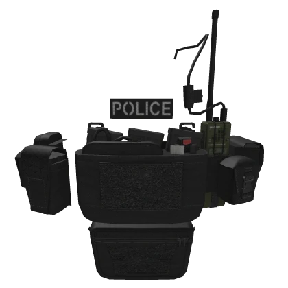 Yastrub Tactical Police Kit / Setup, Black