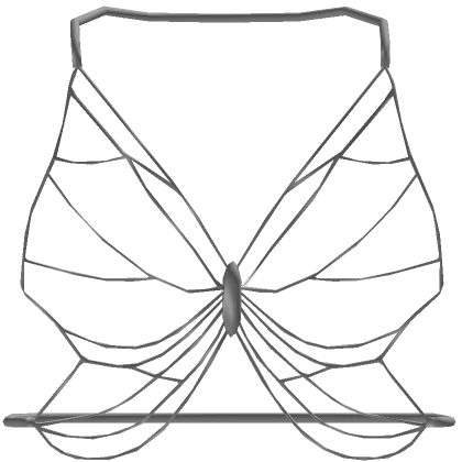 Y2K Butterfly Silver Bodychain 3.0