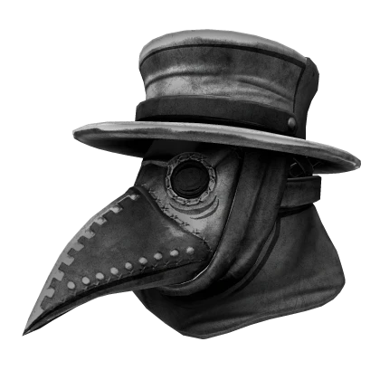 Silver Plague Doctor Mask
