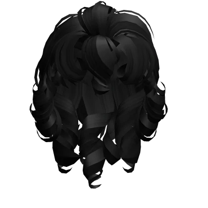 Angel's Curly Mullet in Black