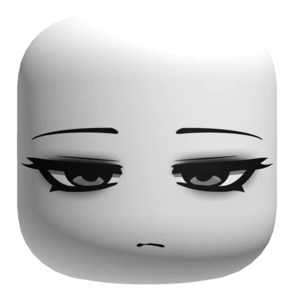  Don't Even Try Pretty Monochrome Face - White