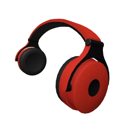 Dotted Red Headphones