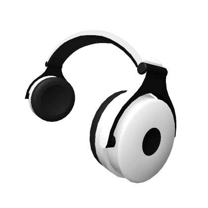 Dotted White Headphones