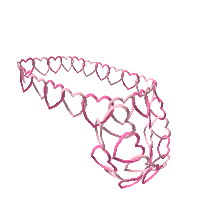 Y2K Valentines Heart Chain Belt 3.0