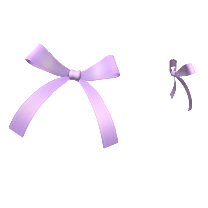 Dainty SideBows Purple