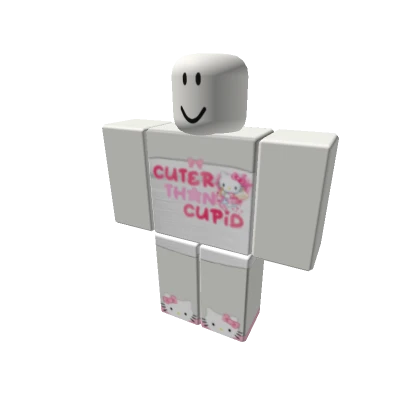 cuter than cupid white ❤︎ 🏹🎀