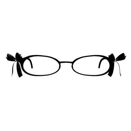 Large Ribbon Glasses Black V2