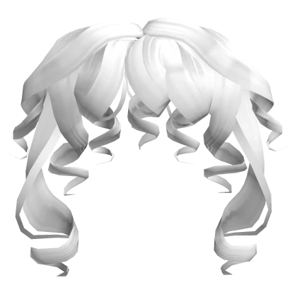 Curly Cottagecore Bangs [White]