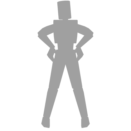 :3! Kawaii Scene Hands on Hip Profile Pose Emote ♡