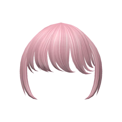 Cute Curled Bangs (Pink)