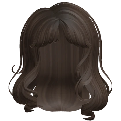Short & Sweet Curly Espresso Bangs