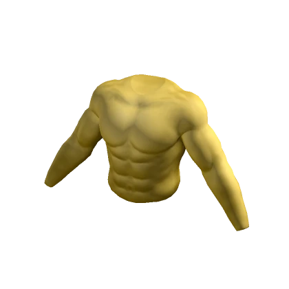 Realistic Slim Muscle Suit in Yellow