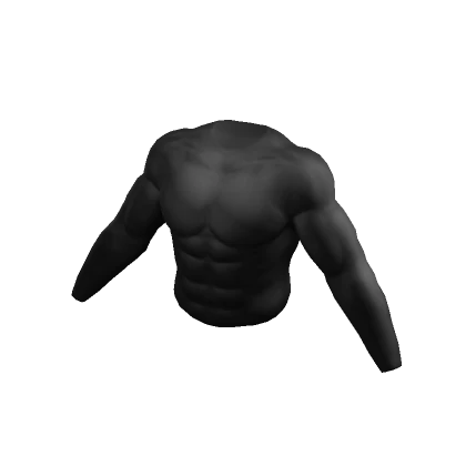 Realistic Slim Muscle Suit in Black