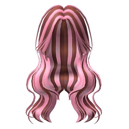 Long Layered Pink and Red Hair