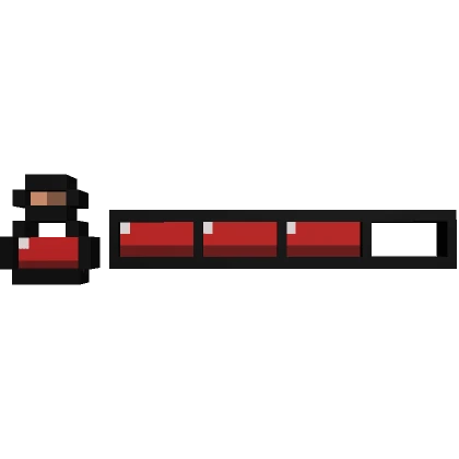 Red 8-Bit XP Bar Y2K