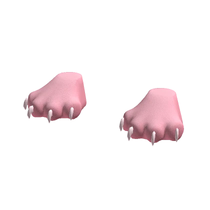 Cozy Pink  Dino Claw Slippers