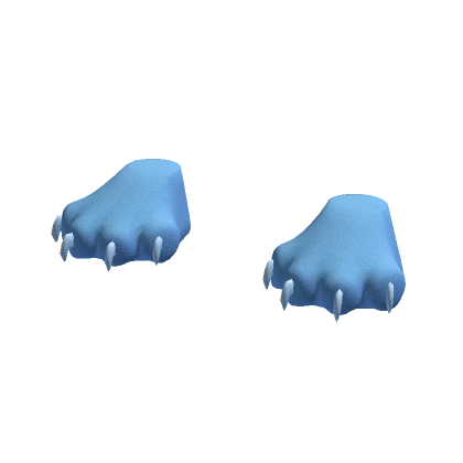 Cozy Blue  Dino Claw Slippers