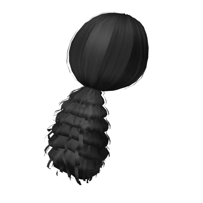 Elphaba's Low Black Ponytail 🧹 WICKED