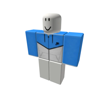 Blue Nike Tech Hoodie Shirt [5 robux]