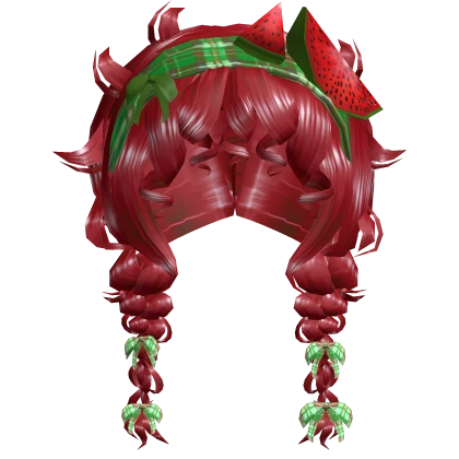 Hiko's Igari style low braids [watermelon🍉]