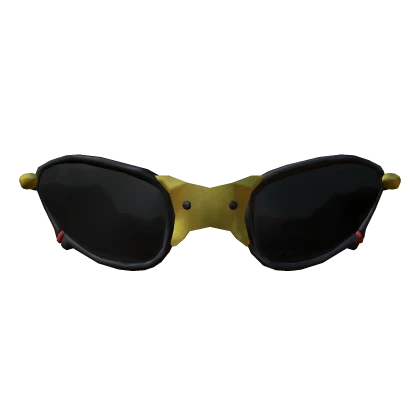 Gold and black glasses 