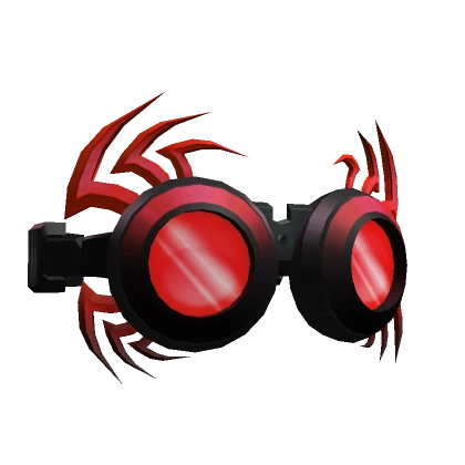 Red Razor Punk Goggles