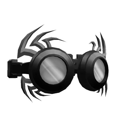 Grey Razor Punk Goggles