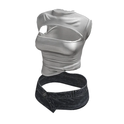 Y2K ☆ Simple Street-Wear Model Outfit 