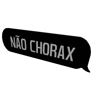 PLACA NÃO CHORAX 